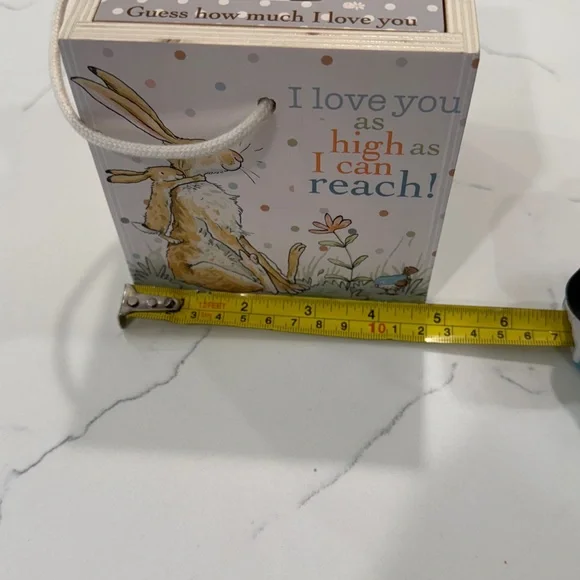 Kids Preferred Guess How Much I Love You Wooden Shape Sorter with Rope Handle - Picture 9 of 12